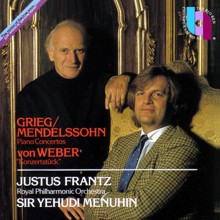 Edvard Grieg: Piano Concerto in A minor, Op. 16; Mendelssohn: Piano Concerto No. 1 in G minor; von Weber: 